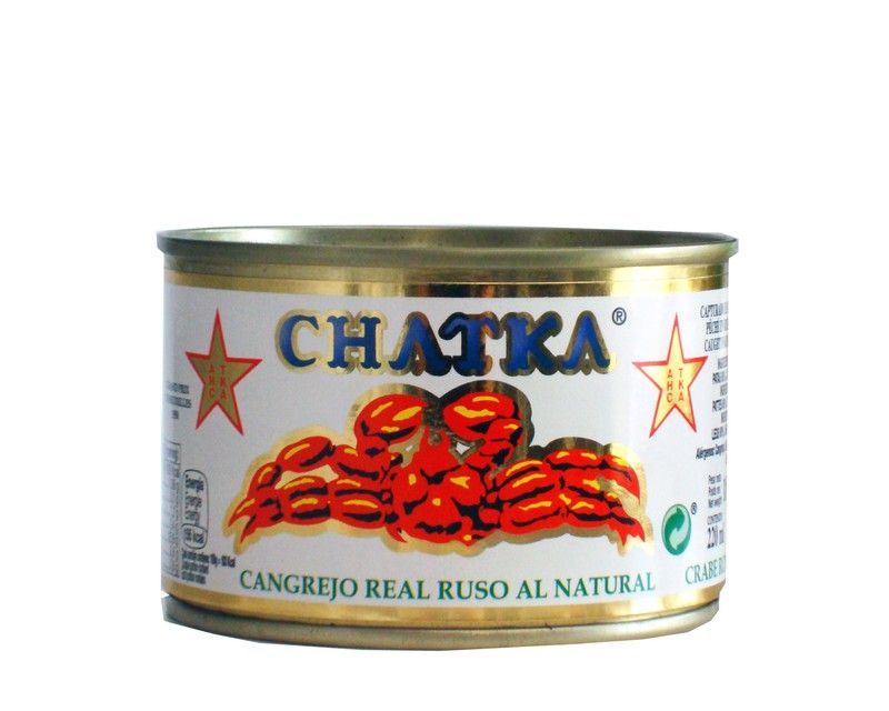 Cangrejo real ruso 60% patas 185 g Chatka