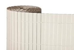 Cañizo PVC doble cara blanco