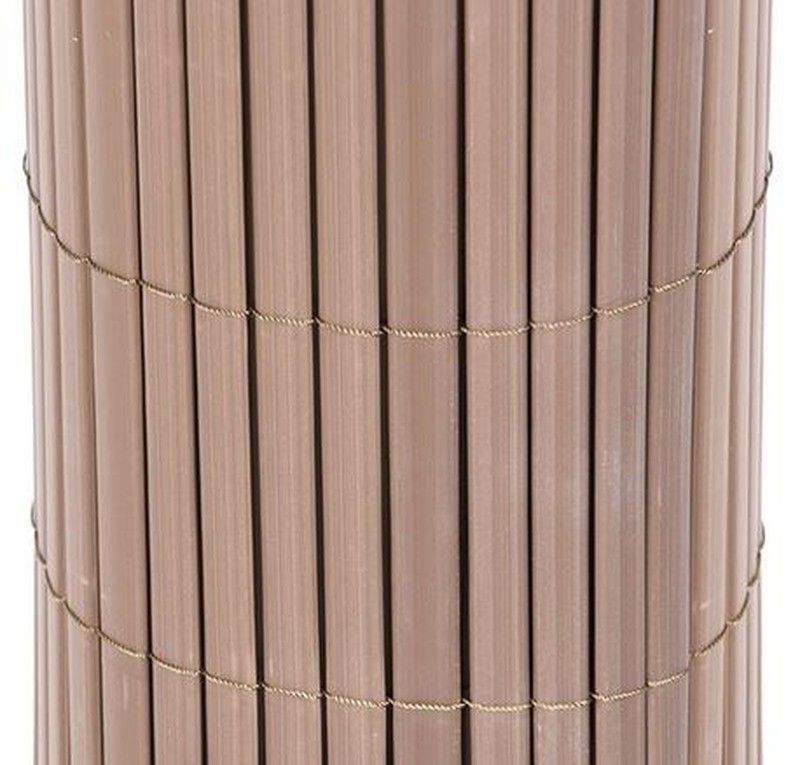 Cañizo PVC doble cara marron