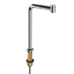 Caño telescópico giratorio con ducha extraible