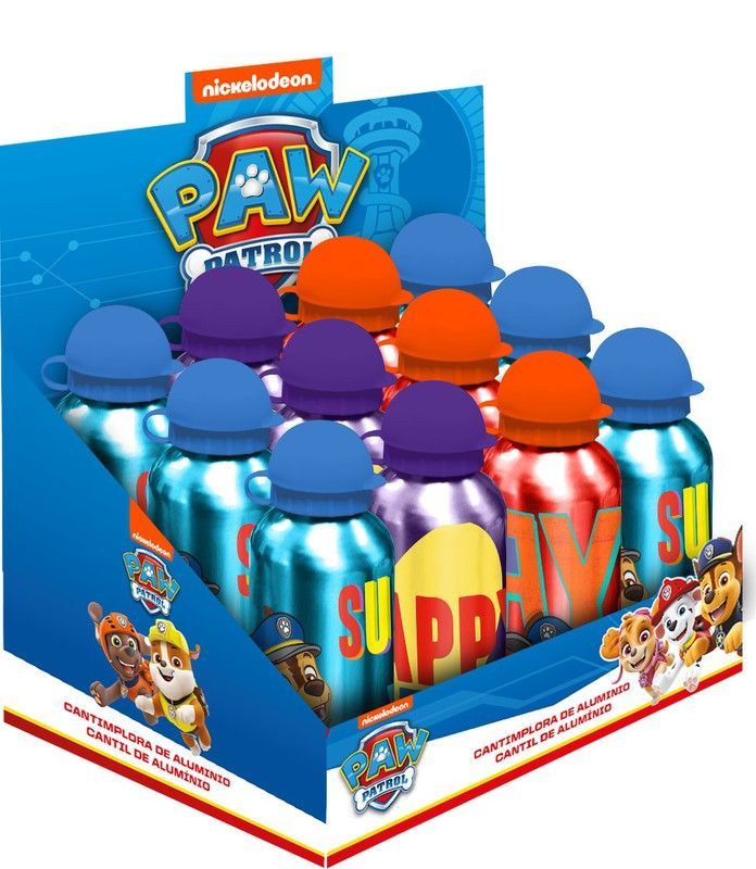 Cantimplora Alum. Paw Patrol Surtida