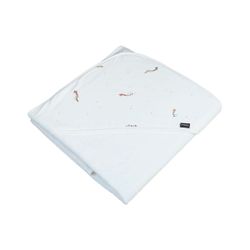 Capa de baño estampada con reverso de rizo algodón orgánico - Sonpetit