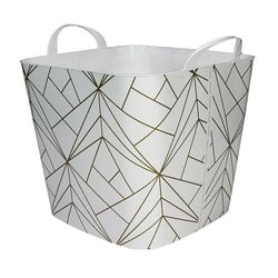 Capazo Plast. Multiuso Gold Lines 25L.