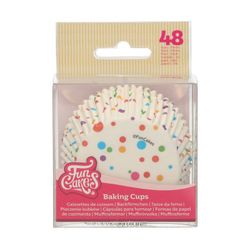 Cápsula cupcake confetti 48 uds funcakes