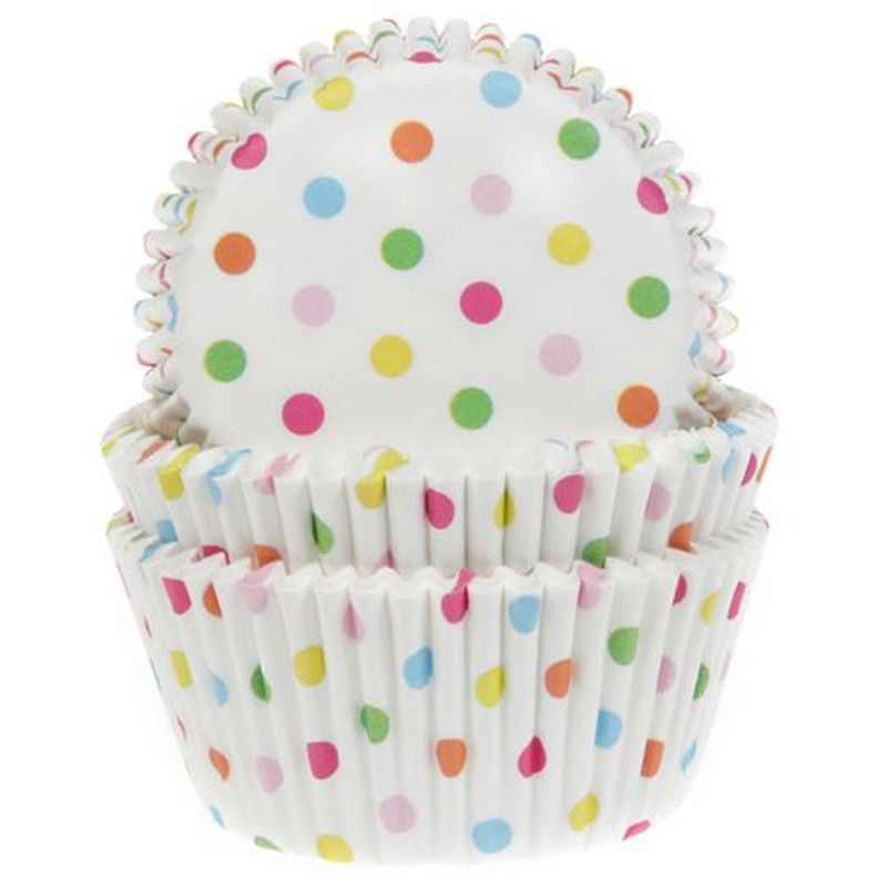 Cápsula cupcake confetti 50 uds house of marie