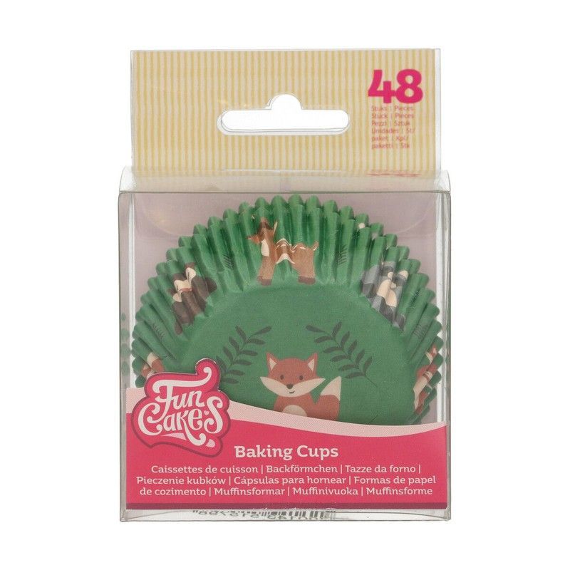Cápsula cupcake forest animals 48 uds funcakes