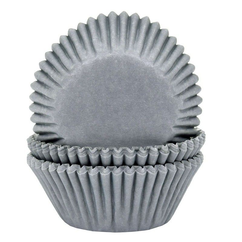 Cápsula cupcake gris 50 uds house of marie