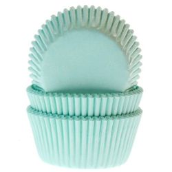 Cápsula cupcake menta 50 uds house of marie