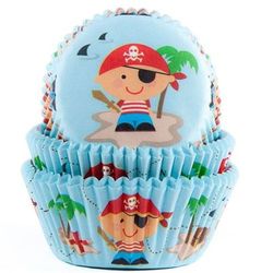 Cápsula cupcake pirata 50 uds house of marie
