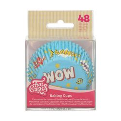 Cápsula cupcake super héroes 48 uds funcakes