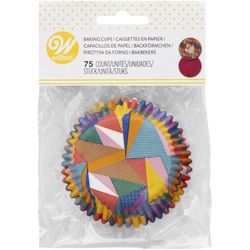 Cápsula cupcake trianble all over 75 uds wilton