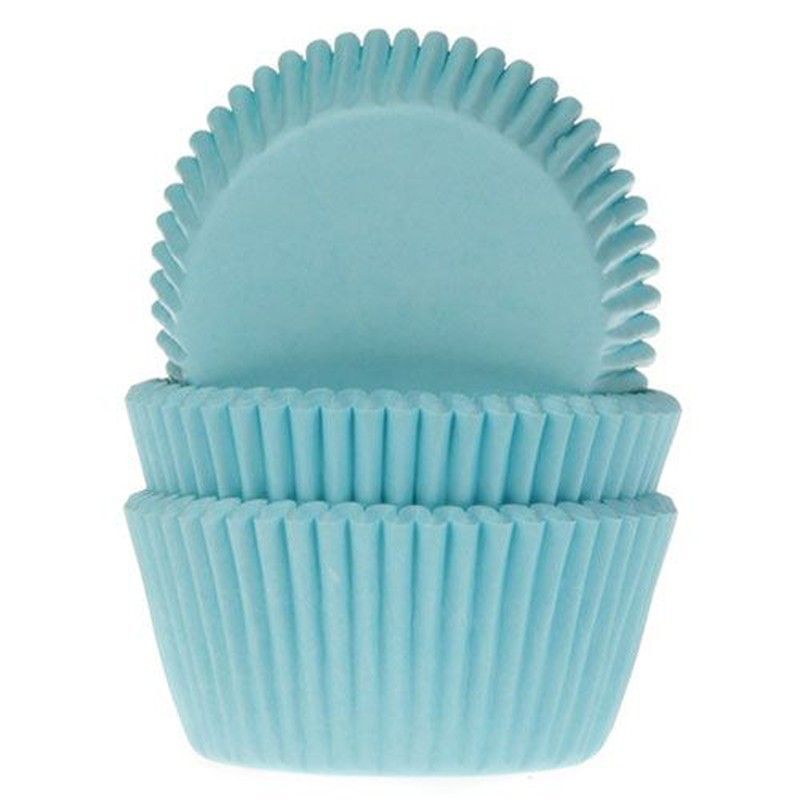 Cápsula cupcake turquesa 50 uds house of marie