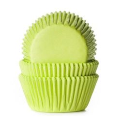 Cápsula cupcake verde lima 50 uds house of marie