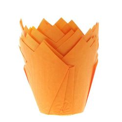 Cápsulas tulipán muffin naranja 36 uds house of marie