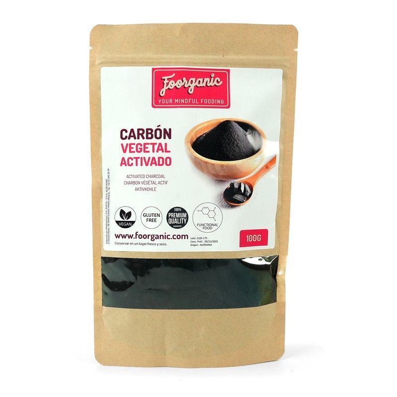 Carbón Vegetal activado 100 g