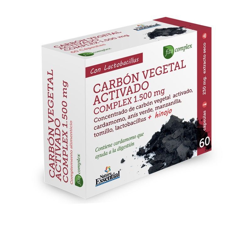 Carbon Vegetal Activado Complex 1500 Mg Ext Seco 6