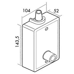 Carcasa / funda exterior para torno K-80