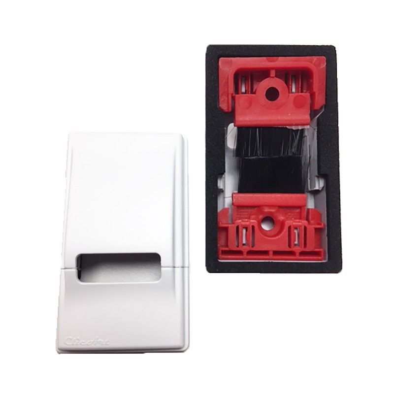 Carcasa para poleita pasacintas P-01 con cepillo antiviento y ajuste de foam - Disseny *ClicArt*