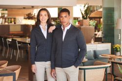 Cárdigan con cremallera