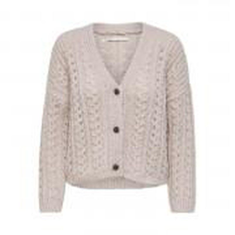 Cardigan corto con botones calado Only Pumice Stone