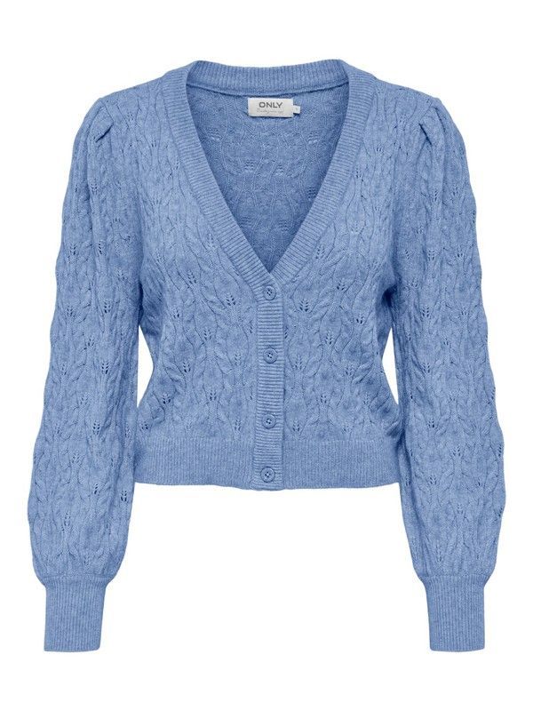 Cardigan corto con trenzas Only Blue