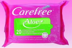 Carefree Toallitas Intimas Aloe (20)