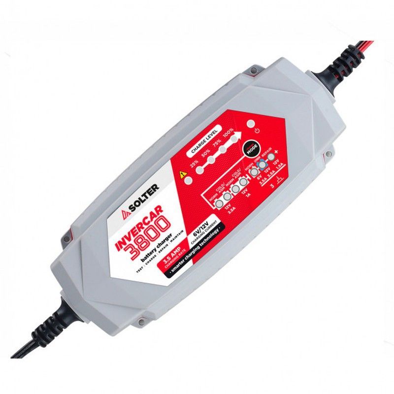 Cargador batería 10066 6-12V SOLTER