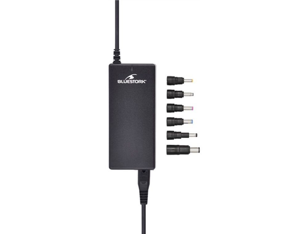 Cargador para portatil bluestork pw-nb-90-hp 90w 6 salidas negro