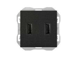 Cargador USB doble A+A 2,1A Simon 270  20000096-098