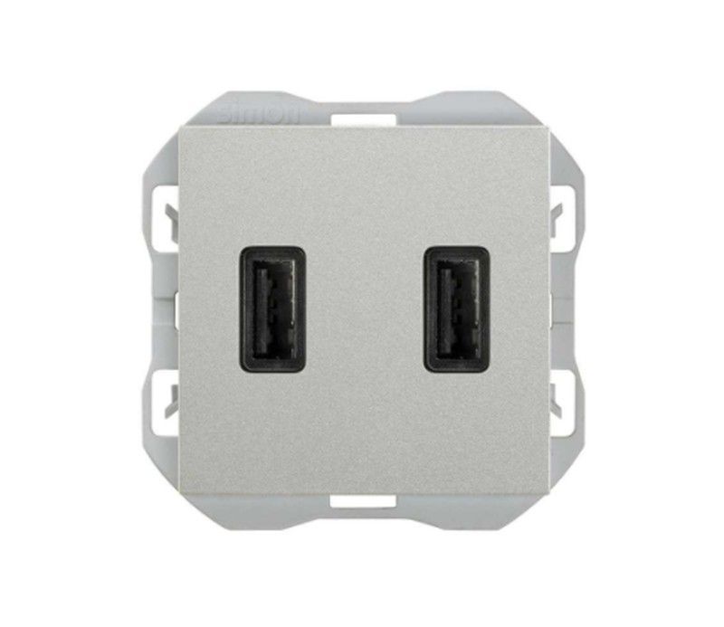 Cargador USB doble A+A 3,1A Smartcharge Simon 270  20000196-093