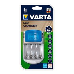 Cargador varta sin pilas lcd 220v, 12v y usb