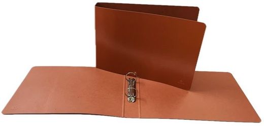 Carpesano 2 anillas 40 mm. folio apaisado cuero