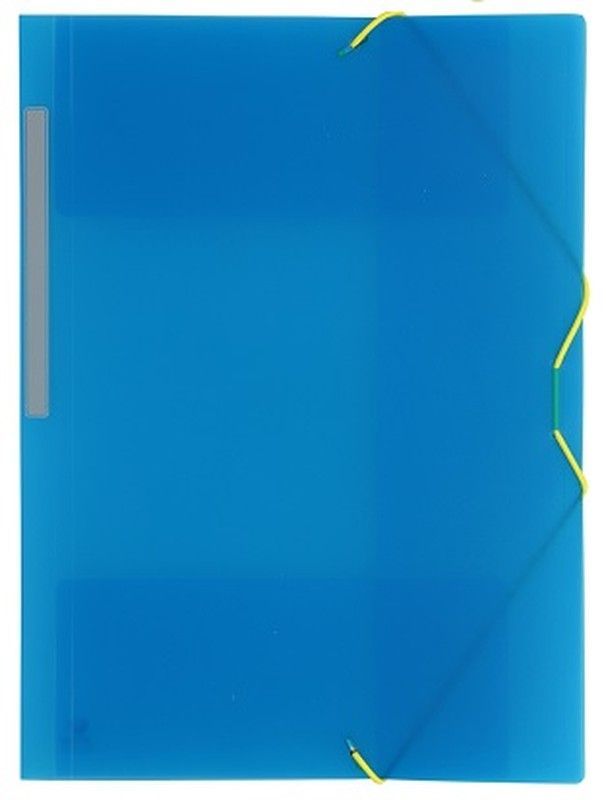 Carpeta 3 solapas Colorgraf polipropileno, Azul