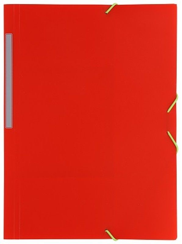 Carpeta 3 solapas Colorgraf polipropileno, Rojo