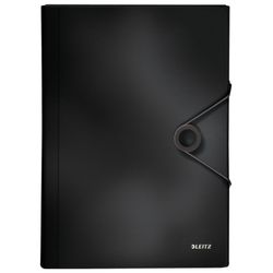 Carpeta acordeón Solid. PP. Con 6 separadores más 1 extra ancho. DIN A4, negro