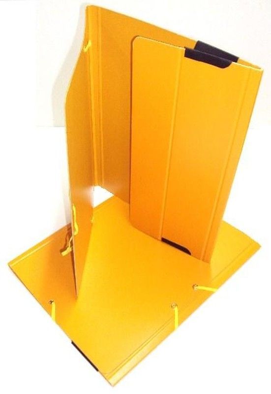Carpeta bolsa Fº presspan, amarillo