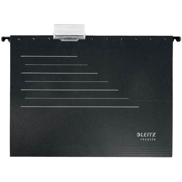 Carpeta colgante de cartón Alpha® Leitz Recycle. Acceso vertical. Lomo V. DIN A4.