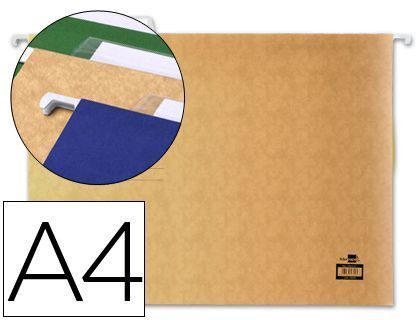 Carpeta Colgante Liderpapel A4 Kraft