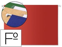 Carpeta Colgante Liderpapel Folio Roja