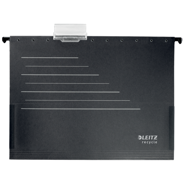 Carpeta colgante Pocket de cartón Alpha® Leitz Recycle. Acceso vertical. Lomo V. DIN A4.