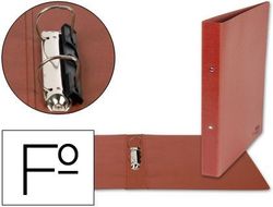 Carpeta de 2 Anillas 25Mm Mixtas Liderpapel Folio Carton Cuero