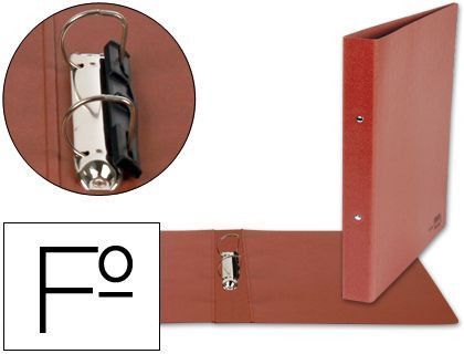 Carpeta de 2 Anillas 40Mm Mixtas Liderpapel Foliocarton Cuero