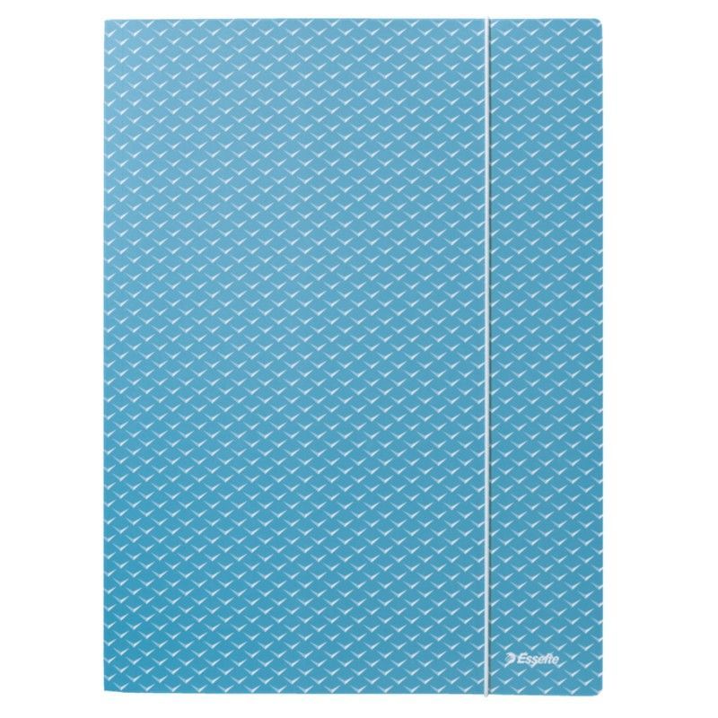Carpeta de 3 solapas de cartón Colour'Breeze A4, azul
