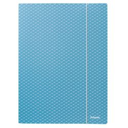Carpeta de 3 solapas de cartón Colour'Breeze A4, azul
