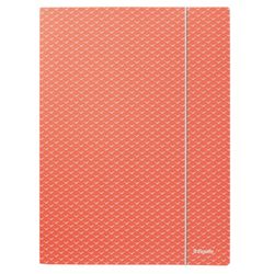 Carpeta de 3 solapas de cartón Colour'Breeze A4, coral