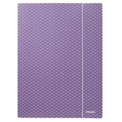 Carpeta de 3 solapas de cartón Colour'Breeze A4, lavanda