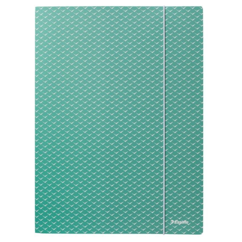 Carpeta de 3 solapas de cartón Colour'Breeze A4, verde