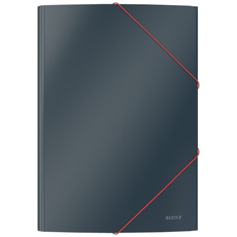 Carpeta de 3 solapas Leitz Cosy. DIN A4. Cartón, gris