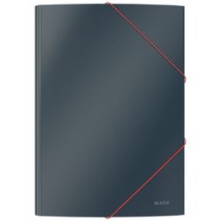 Carpeta de 3 solapas Leitz Cosy. DIN A4. Cartón, gris