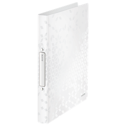 Carpeta de anillas WOW. PP. 2 anillas redondas de 25 mm. DIN A4, blanco